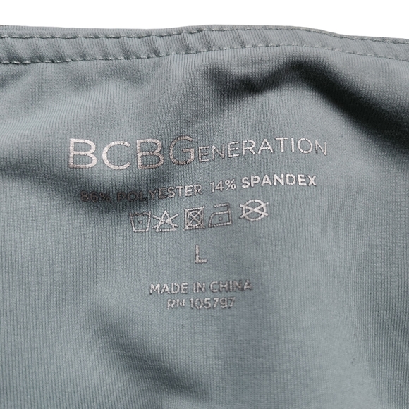 BCBG Womens Performance Yoga/Runners Leggins Mint With Pockets Size Large BoxA - Picture 2 of 7